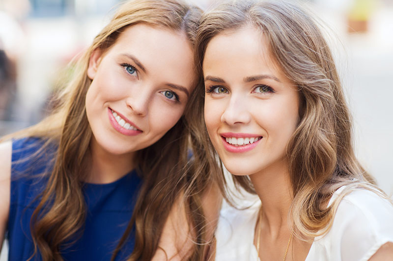 Happy Young Women